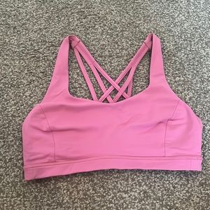 LULULEMON blossom pink sports bra